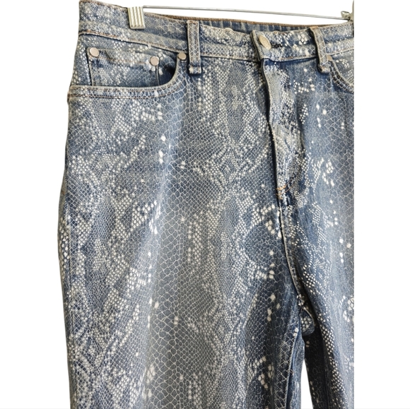 rag & bone Nina Ankle Cigarette Jeans in Worn Snake 32 Straight Leg Ankle Denim - Picture 5 of 13